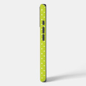 Seamless pattern  bright lime polka dot pattern Case-Mate iPhone case (Achterkant / Links)