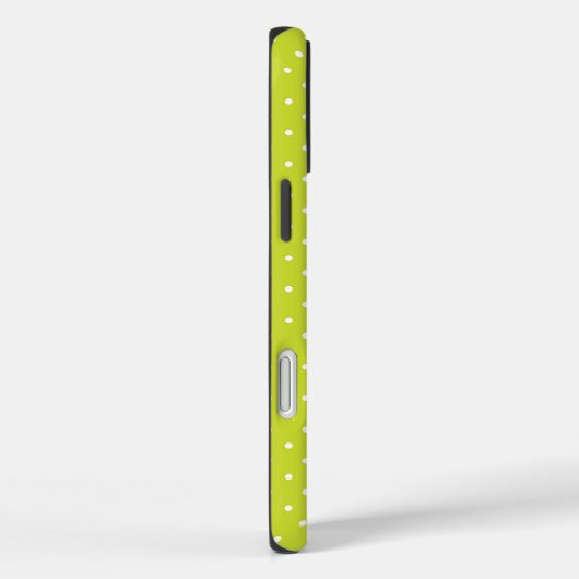 Seamless pattern  bright lime polka dot pattern Case-Mate iPhone case (Achterkant / Rechts)