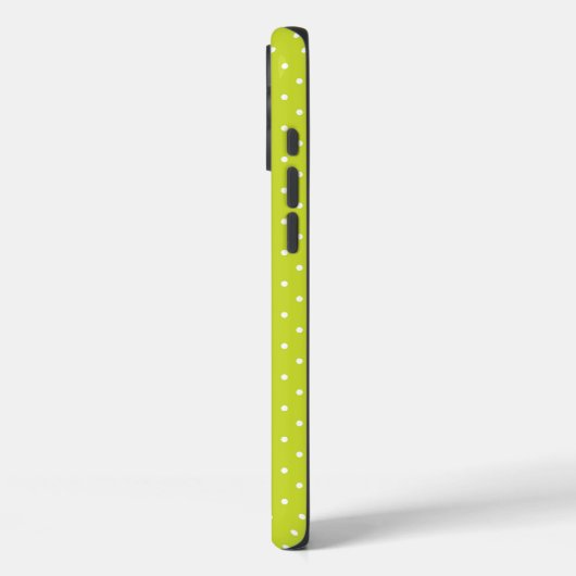 Seamless pattern  bright lime polka dot pattern Case-Mate iPhone case (Achterkant / Links)