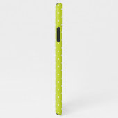 Seamless pattern  bright lime polka dot pattern iPhone hoesje (Rechterkant)