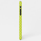 Seamless pattern  bright lime polka dot pattern iPhone hoesje (Linkerkant)
