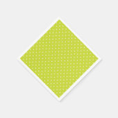 Seamless pattern  bright lime polka dot pattern servet (Hoek)