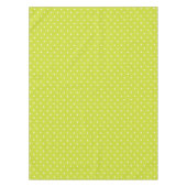 Seamless pattern  bright lime polka dot pattern tafelkleed (Voorkant)