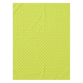 Seamless pattern  bright lime polka dot pattern tafelkleed