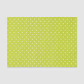 Seamless pattern  bright lime polka dot pattern tissuepapier (Voorkant)