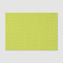 Seamless pattern  bright lime polka dot pattern tissuepapier