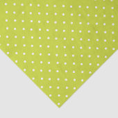 Seamless pattern  bright lime polka dot pattern tissuepapier (Detail)