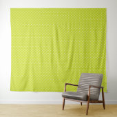 Seamless pattern  bright lime polka dot pattern wandkleed (In Situ (horizontaal))