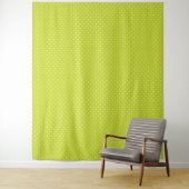 Seamless pattern  bright lime polka dot pattern wandkleed (In situ)