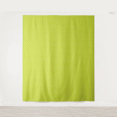 Seamless pattern  bright lime polka dot pattern wandkleed (Voorkant)