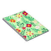 Seamless pattern flower and leaveshome decor, back notitieboek (Rechterzijde)