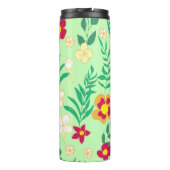 Seamless pattern flower and leaveshome decor, back thermosbeker (Achterkant)