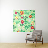 Seamless pattern flower and leaveshome decor, back wandkleed (In Situ (horizontaal))