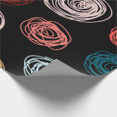 Seamless pattern hand drawn abstract dots. Backgro Cadeaupapier (Hoek)