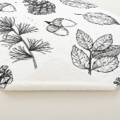 Seamless pattern. Hand drawn vintage illustraties Sherpa Deken (3/4)