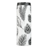 Seamless pattern. Hand drawn vintage illustraties Thermosbeker (Achterkant)