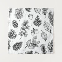 Seamless pattern. Hand drawn vintage illustraties