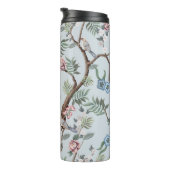 Seamless pattern in chinoiserie style with peonies thermosbeker (Geroteerd rechts)