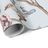 Seamless pattern in chinoistijl with peonies cadeaupapier (Rol Hoek)