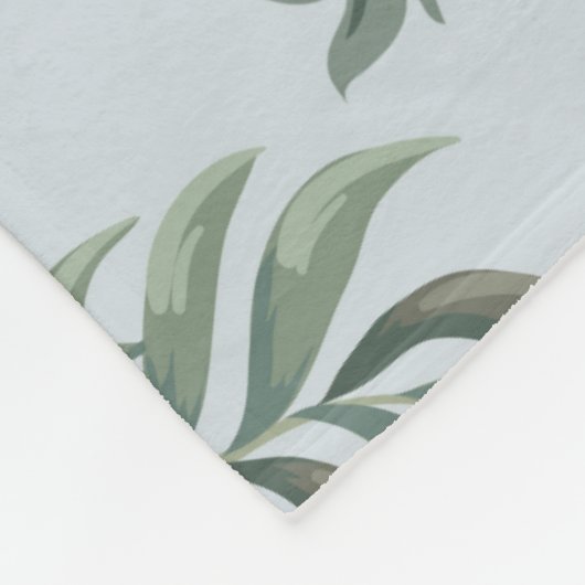 Seamless pattern in chinoistijl with peonies fleece deken (Hoek)