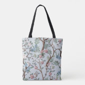 Seamless pattern in chinoistijl with peonies tote bag (Achterkant)