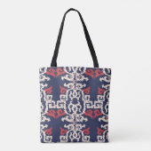 Seamless pattern in oriental styleabstract, arabic tote bag (Achterkant)