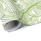 Seamless pattern Monstera leaves background. Flora Cadeaupapier (Rol Hoek)