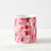 Seamless pattern of pink, red and beige spots. Wat Koffiemok (Center)