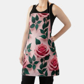 Seamless Pattern Of Vibrant Red Roses Schort (Insitu)