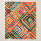 Seamless pattern patchwork design. Creative backgr Sherpa Deken (Voorkant)