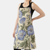 Seamless pattern. Petunia wildflowers is. Bezetter Schort (Insitu)