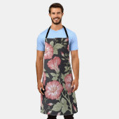 Seamless pattern. Petunia wildflowers is. Bezetter Schort (Gedragen)