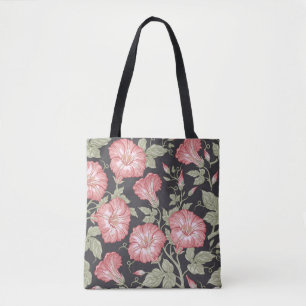 Seamless pattern. Petunia wildflowers is. Bezetter Tote Bag