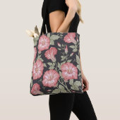 Seamless pattern. Petunia wildflowers is. Bezetter Tote Bag (Dichtbij)