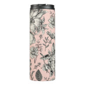 Seamless pattern. Realistic blooming Thermosbeker (Achterkant)