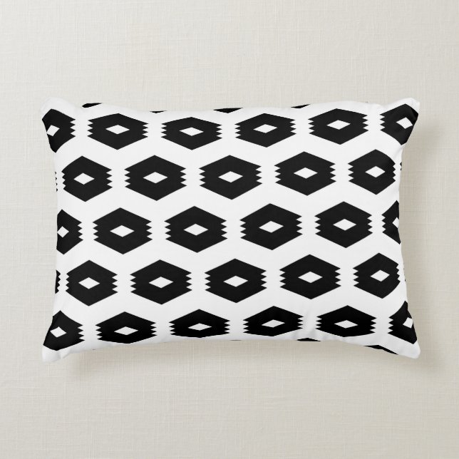 Seamless pattern. Rhombuses, ornament figures. Mos Accent Kussen (Voorkant)