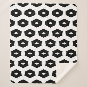Seamless pattern. Rhombuses, ornament figures. Mos Sherpa Deken