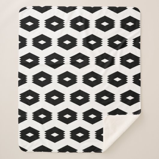 Seamless pattern. Rhombuses, ornament figures. Mos Sherpa Deken (Voorkant)