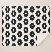 Seamless pattern. Rhombuses, ornament figures. Mos Sherpa Deken (Voorkant (horizontaal))