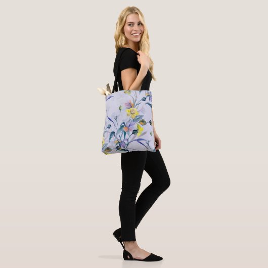 Seamless Pattern Spring Wildflowers. Tote Bag (Op model)