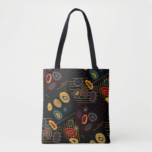 Seamless pattern with abstract modern doodles. Bri Tote Bag (Voorkant)