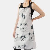 Seamless pattern with bear headspattern, bear, mou schort (Insitu)