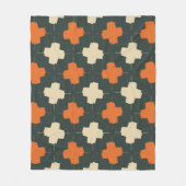 Seamless pattern with bright geometric elements on fleece deken (Voorkant)