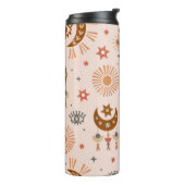 seamless pattern with celestial eye, moon, sun thermosbeker (Gedraaid links)