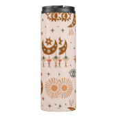 seamless pattern with celestial eye, moon, sun thermosbeker (Achterkant)