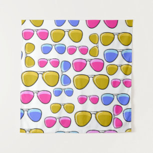 Seamless pattern with colorful fashion retro aviat wandkleed