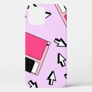 Seamless pattern with colorful floppy disk in vapo Case-Mate iPhone case