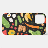 Seamless pattern with dietary food, wholesome grom Case-Mate iPhone case (Achterkant (horizontaal))