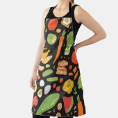 Seamless pattern with dietary food, wholesome grom schort (Insitu)