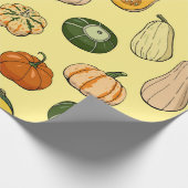 Seamless pattern with different hand drawn squashe cadeaupapier (Hoek)